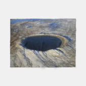ケベック、カナダの航空鼠径部クレーター。 フリースブランケット (正面(横))