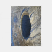 ケベック、カナダの航空鼠径部クレーター。 フリースブランケット (正面)