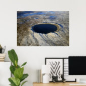 ケベック、カナダの航空鼠径部クレーター。 ポスター (ホームオフィス)