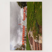 ケベック，カナダの風光明媚なホテルタドサック ジグソーパズル (縦)