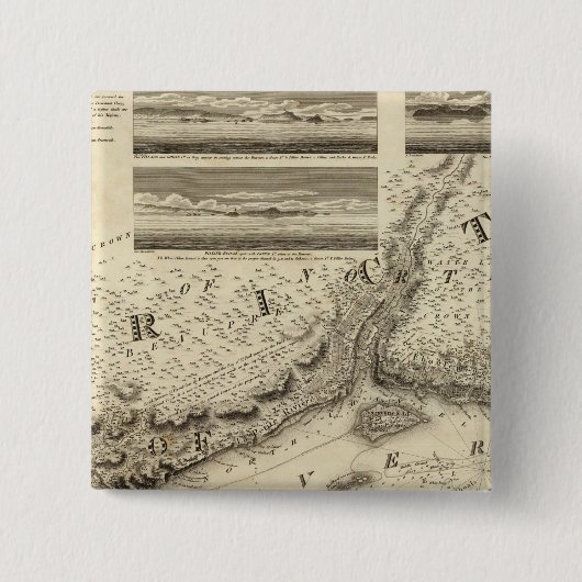 ケベック，カナダ2 缶バッジ (正面)