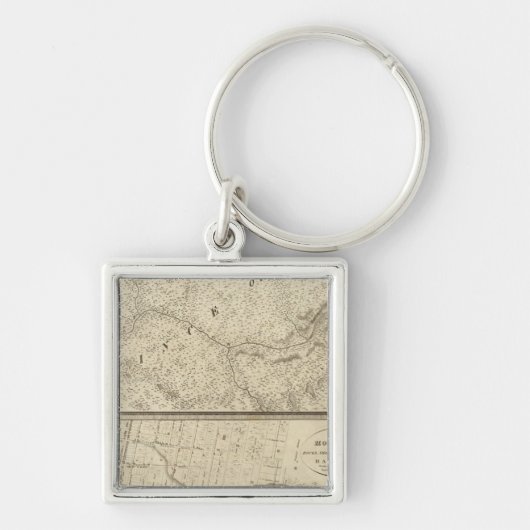 ケベック，カナダ4 キーホルダー (正面)