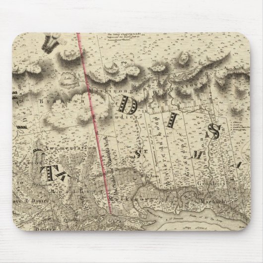 ケベック，カナダ4 マウスパッド (正面)