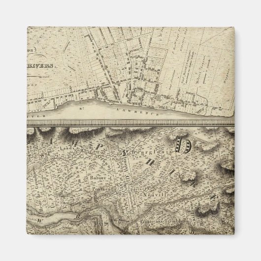 ケベック、カナダ6 マグネット (正面)