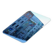 ケベック，カナダ，オールドケベック市の壁画 マグネット (左側)