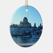 ケベック,カナダ,シャトー・フロンテナック セラミックオーナメント (右)