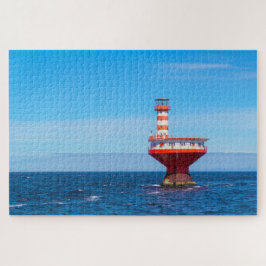 ケベック，カナダ，風光明媚なTadoussacライトハウス ジグソーパズル