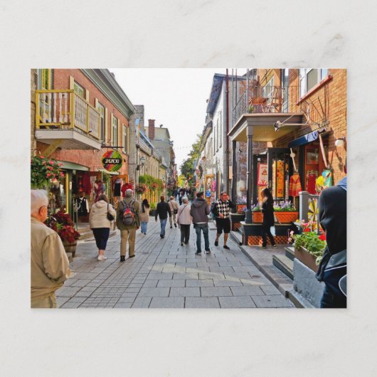 ケベック・シティのシーン ポストカード (正面)