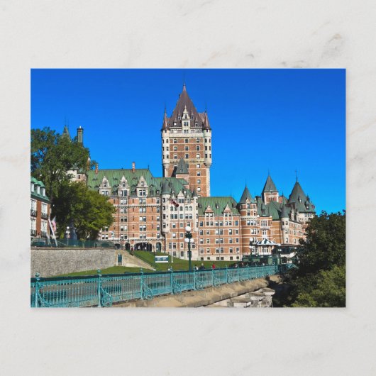 ケベック・シティのシーン ポストカード (正面)