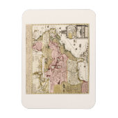 ケベック/ヌーヴェル – フランス中世フランスの地図アメリカ マグネット (縦)