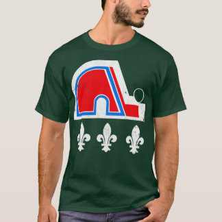 ケベック・ノルディーク90sホッケーチーム1 tシャツ