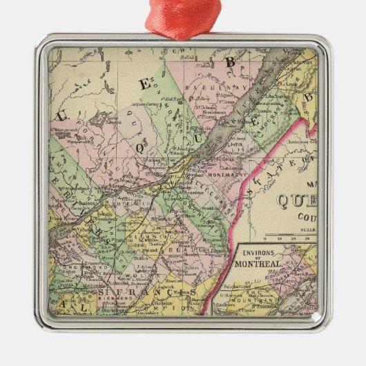 ケベック メタルオーナメント (正面)