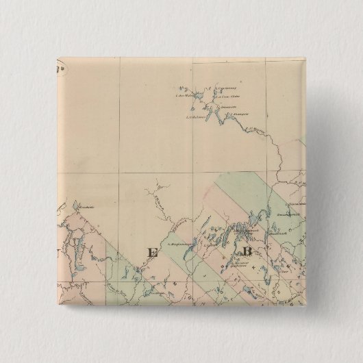 ケベック 缶バッジ (正面)