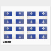 ケベック 長方形シール (シート)