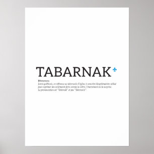 ケベック Tabanak 悪態 Joual フランス語 ユーモア ポスター