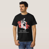 ケベックTシャツ: 団結のシンボルモザイク Tシャツ (正面フル)