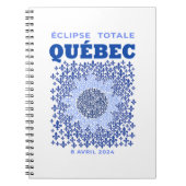 ケベックTotal Eclipse Spiralフォトノートブック ノートブック (正面)