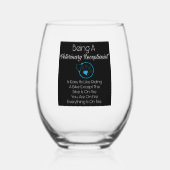 ケホアマリ ステムなしワイングラス (正面)