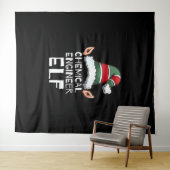 ケミカルエンジニア小妖精や小人クリスマス休暇クリスマス タペストリー (インサイチュ(横))