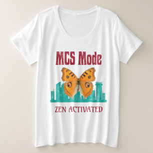 ケミカル・マルチプルセンシティビティ(MCS)啓発 MCSモード プラスサイズTシャツ