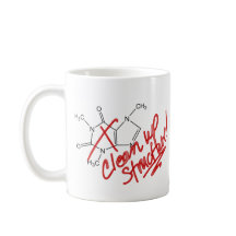 ケミストのためのカフェインマグ – 構造をクリーンアップ！