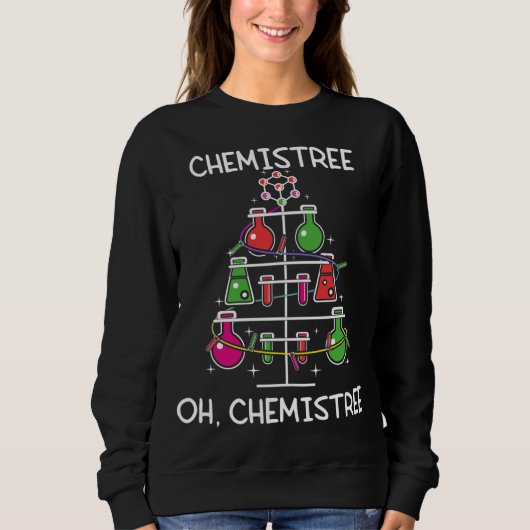 ケミストリー醜いクリスマスツリーセーター化学S スウェットシャツ (正面)