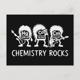 ケミストリー・ロック 科学系バンド ポストカード