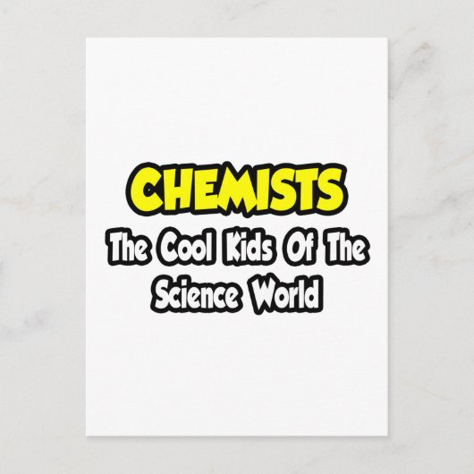 ケミスト…カッコいい Kids of Science World ポストカード (正面)