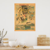 ケミンズデファーエレクトリックデュサレーブヴィンテージトラベル ポスター (キッチン)