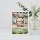 ケミンズデファーPLMイタリアVintage Poster 1895 ポストカード (スタンド正面)