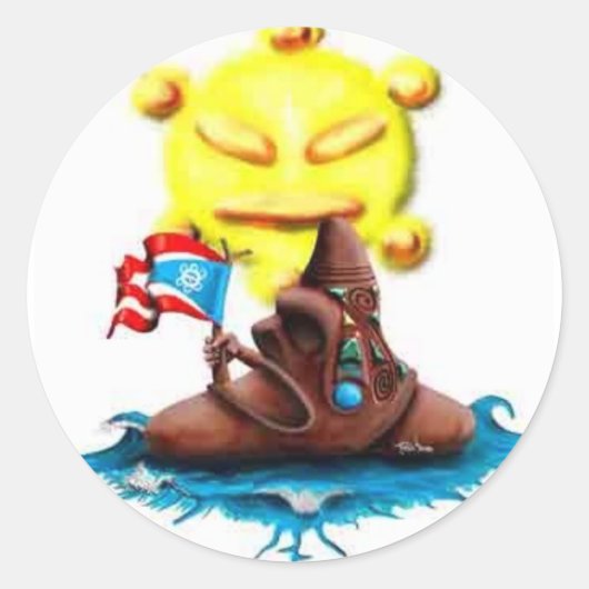 ケミ・イ・ソル・タイノ ラウンドシール (正面)