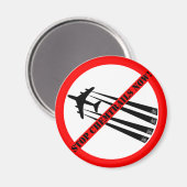 ケムトレイルなし マグネット (正面/裏面)