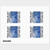 ケムトレイル – アメリカ製 長方形シール (シート)