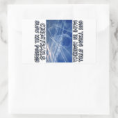 ケムトレイル – アメリカ製 長方形シール (バッグ)