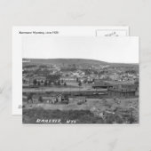 ケムレル・ワイオミング、1920年頃 ポストカード (正面/裏面)