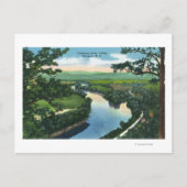 ケムン川渓谷の空中表示 ポストカード (正面)