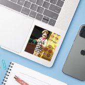 ケメル、トルコのカフェ パシャ ケバブ シール (ノートパソコンとiPhone)