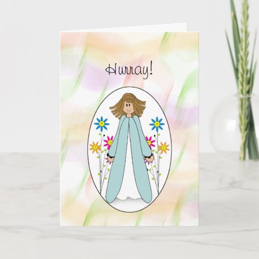 ケモおめでとうの最後のラウンド カード (正面)