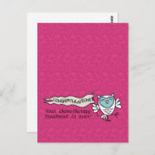 ケモおめでとうフクロウ ポストカード (正面/裏面)