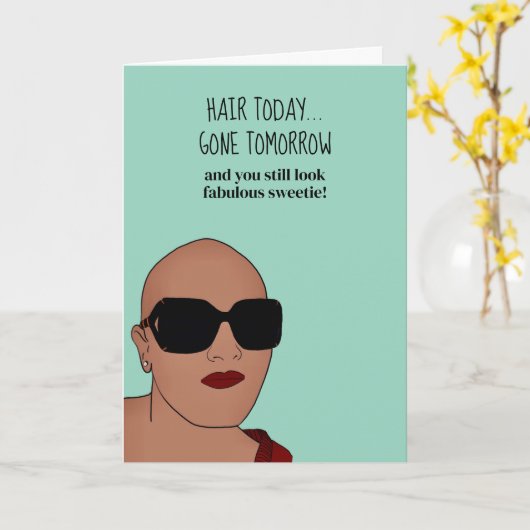 ケモと髪の損失 カード (黄色い花)