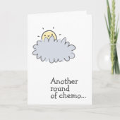 ケモの別のラウンド…かわいい癌のサポート カード (正面)