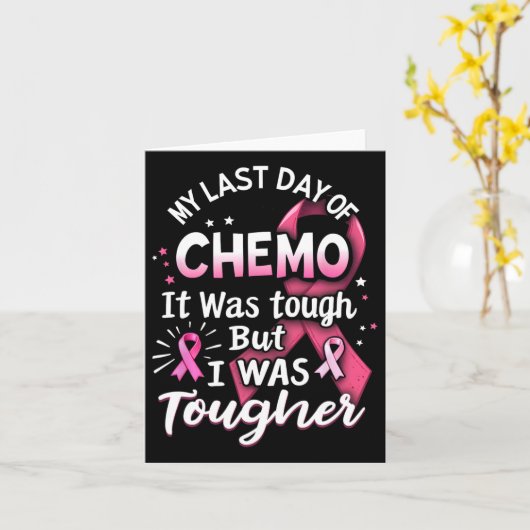 ケモの最後の日は大変だったけど大変だった カード (黄色い花)