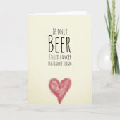 ケモもしの代わりにがんが死んだのはビールだけだった カード (正面)