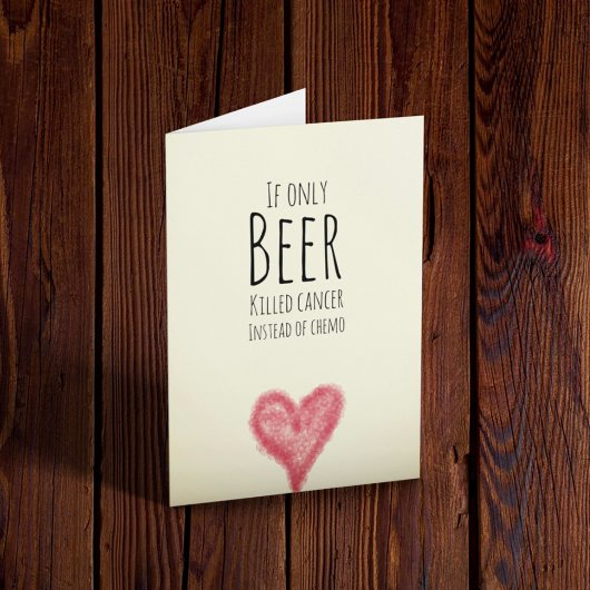 ケモもしの代わりにがんが死んだのはビールだけだった カード