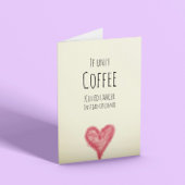 ケモもしの代わりにがんが死んだ唯一のコーヒー カード