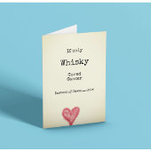 ケモもしの代わりにウィスキーががん治癒のみ カード