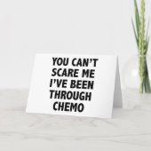 ケモを通して私を怖がらせることはできない カード (正面)