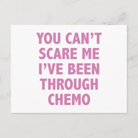 ケモを通して私を怖がらせることはできない ポストカード (正面)