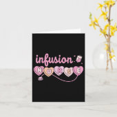 ケモインフュージョンナースヴァレンティーンズデイハートオンコロジー カード (黄色い花)