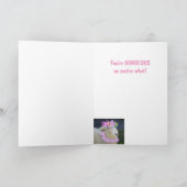 ケモサポートおもしろい羊 カード (内部)